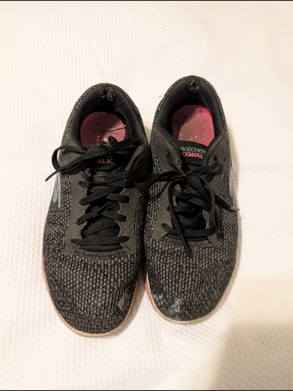 Well Worn Walking Sneakers, Very Dirty
